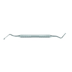 Lucas curette 2-zijdig | 3,0 mm | gegroefd