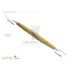 M5 Universele curette | langer 5/6 geel