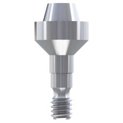 TN Screw Retained Abut., Straight - Ø 4.5mm, H 2mm