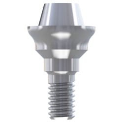 TV Screw Retained Abut., Straight - Ø 4.5mm, H 1mm